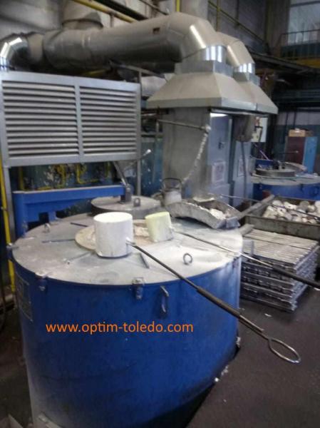 Тигельные газовые печи для плавки цветных металлов